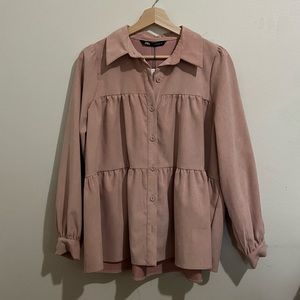 NWT Zara Button Down